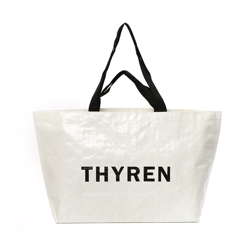 BT-0624 extra large reusable laminated bags with full color logo