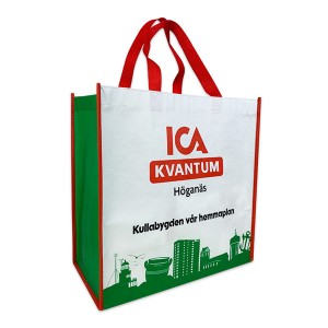 BT-0080 Promotional RPET laminated tote bags