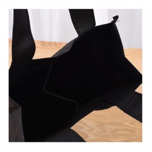 BT-0076 Custom printed 80 gsm non woven 2 bottle wine bag