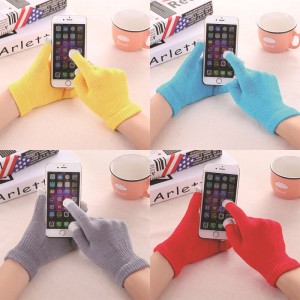 OEM/ODM Factory China OEM Multi-Color Knitted Thicken Custom Men Women Touch Screen Gloves