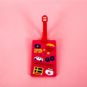 Hot Sale for China Fashion Design Promotional Gift Soft PVC Bulk Luggage Tag