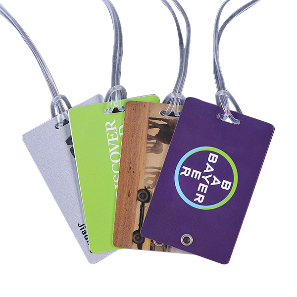 Printed luggage tag