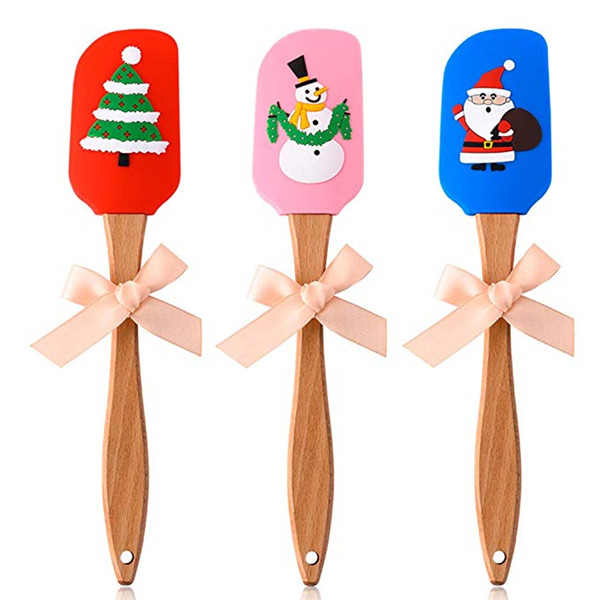 HH-0072 promotional Christmas silicone spatulas
