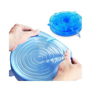 HH-0050 promotional 6-pack Silicone Stretch Lids