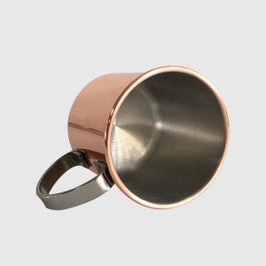 HH-0164 Copper plated stainless steel mug