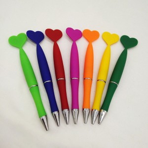 OS-0403 Promotional top heart ball pens,