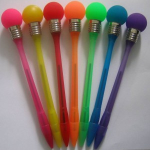 OS-0129 Custom Led Flashing Bulb Pen