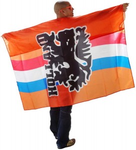 LO-0046 Promotional flag cape with 2 sleeves