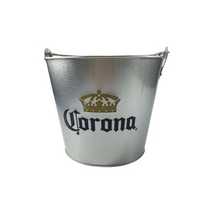 Galvanized Metal Ice Bucket