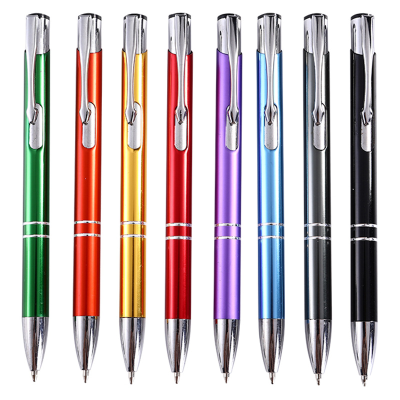 aluminum click ballpoint pens