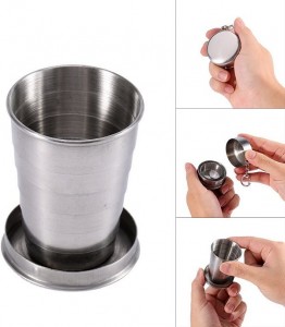 HH-0701 Custom metal collapsible cup