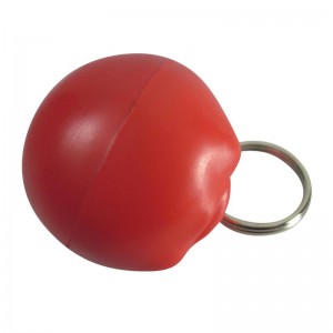 Hot sale Factory China Wholesale Toys PU Foam Squeeze Tomato Keychain Promotional Stress Balls Anti Anxiety Personalized Gift