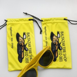LO-0026 Promotional polyester sunglass pouches