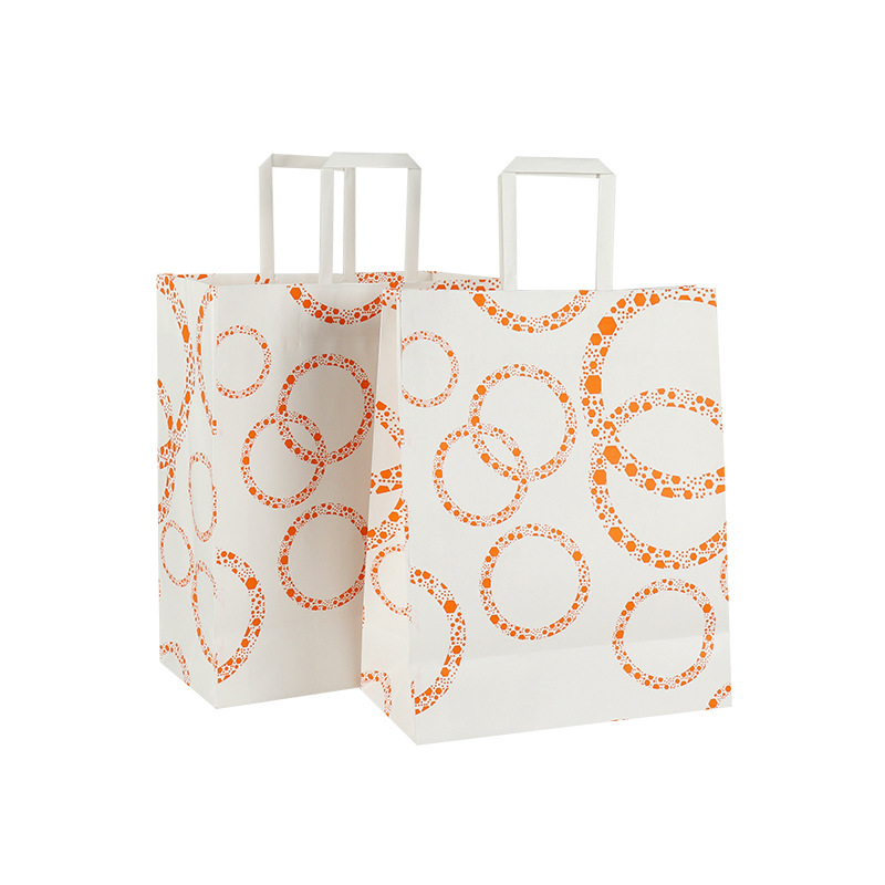 white kraft paper bags